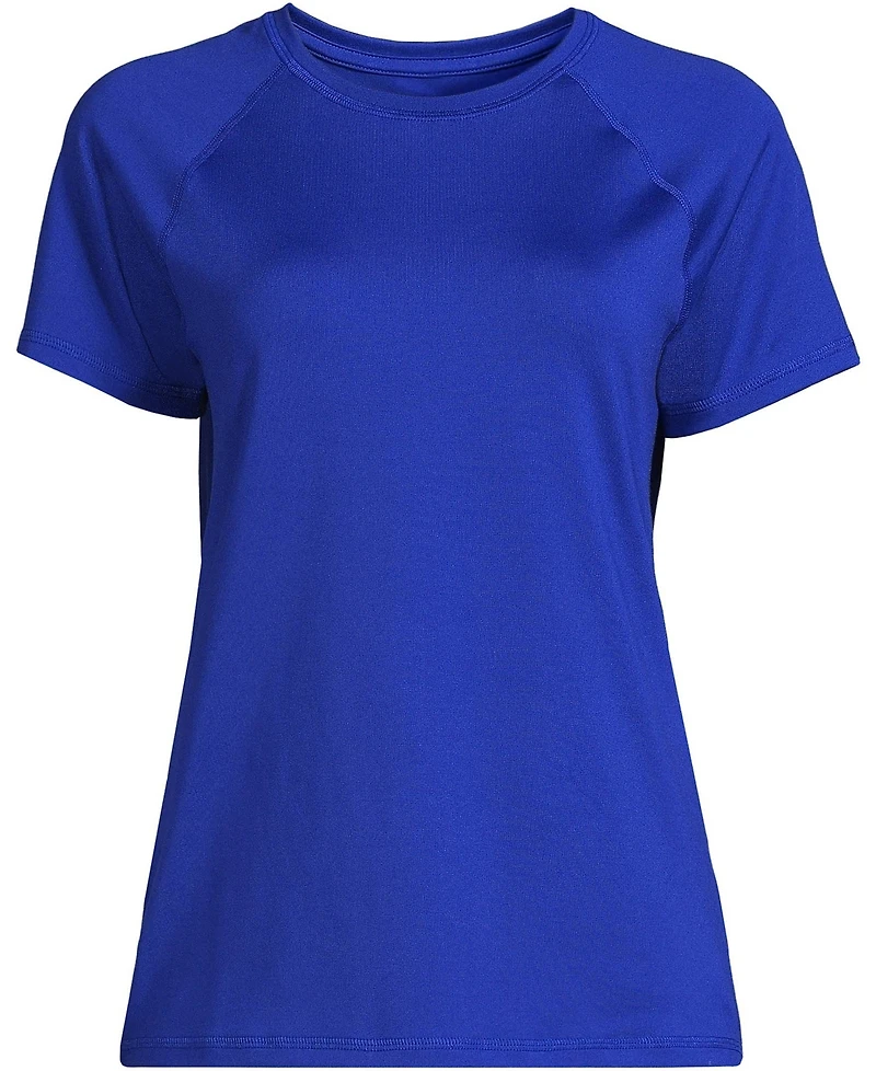 Lands' End Women's School Uniform Short Sleeve Active Tee