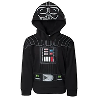 Star Wars Little Boys Darth Vader Boba Fett The Mandalorian Fleece Pullover Hoodie and Pants Outfit Set