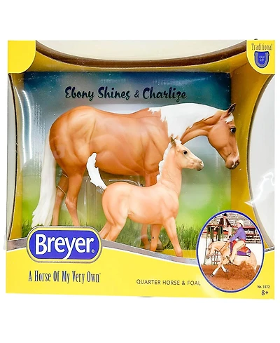 Breyer Horses Ebony Shines and Charlize Horse