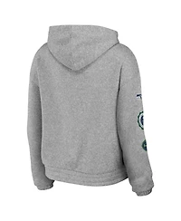 Women's Wear by Erin Andrews Heather Gray Seattle Seahawks Full-Zip Hoodie