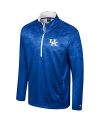 Men's Colosseum Royal Kentucky Wildcats The Machine Half-Zip Jacket