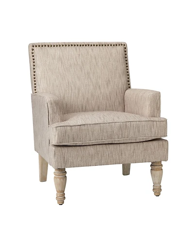 Bisnauth Contemporary Accent Chair with Nailhead Trim