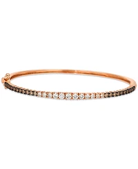 Le Vian Ombre Chocolate Diamond Bangle Bracelet (1-1/3 ct. t.w.) 14k Gold (Also Available Rose and White Gold)
