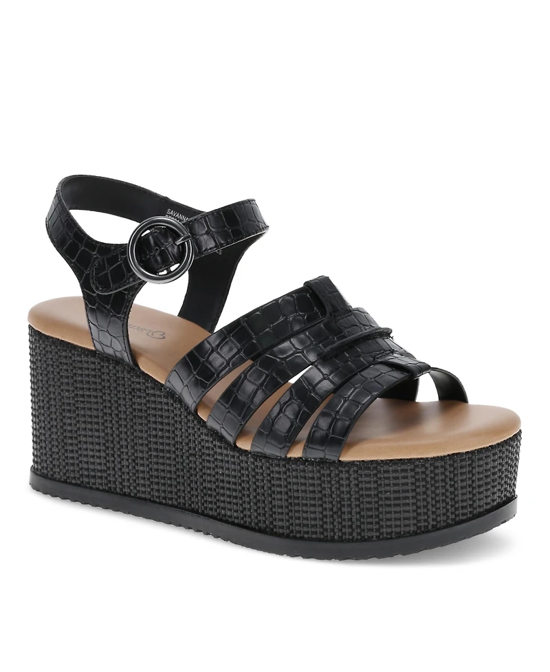 Baretraps Women's Savannah Platform Wedge Sandals