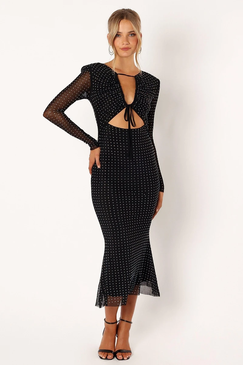Salvatore Long Sleeve Midi Women's Dress