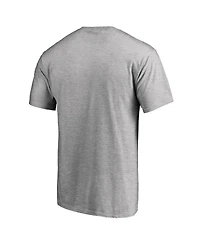 Men's Fanatics Heathered Gray Auburn Tigers In Bounds T-shirt