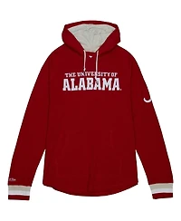 Men's Mitchell & Ness Crimson Alabama Tide Legendary Raglan Pullover Hoodie