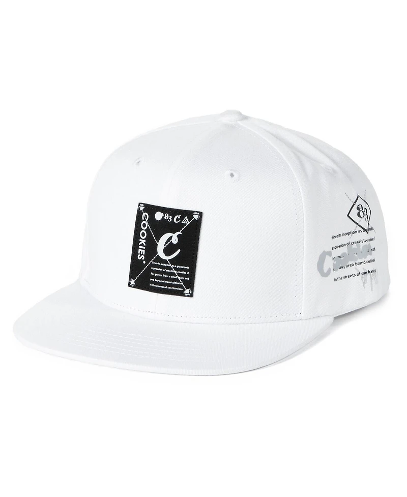 Men's Cookies Clothing White Key Largo Snapback Hat