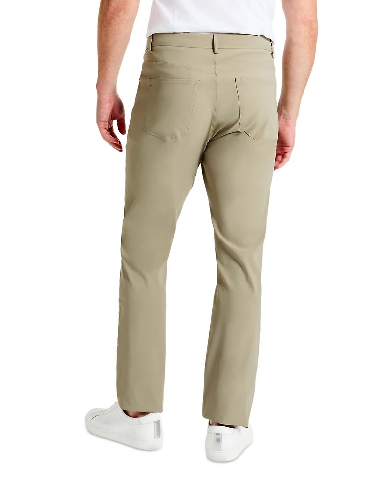 Kenneth Cole Men's Slim-Fit 5-Pocket Tech Pants