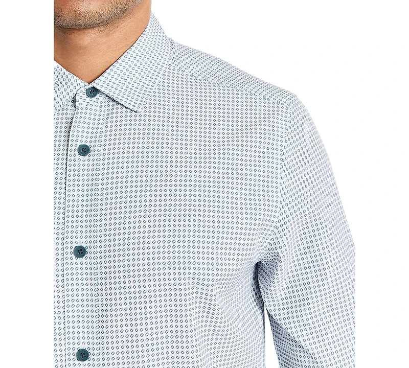 Kenneth Cole Men's Slim Fit Performance Shirt