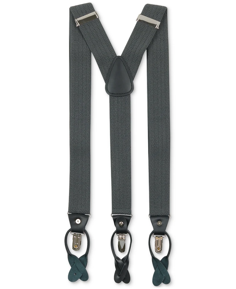 ConStruct Men's Herringbone Suspenders