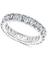 Diamond Emerald-Cut Eternity Band (4 ct. t.w.) 14k Gold (Also Platinum)