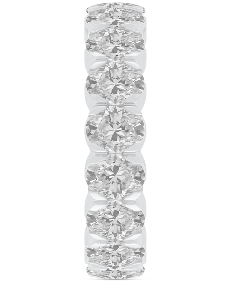 Diamond Oval-Cut Eternity Band (5 ct. t.w.) 14k Gold (Also Platinum)