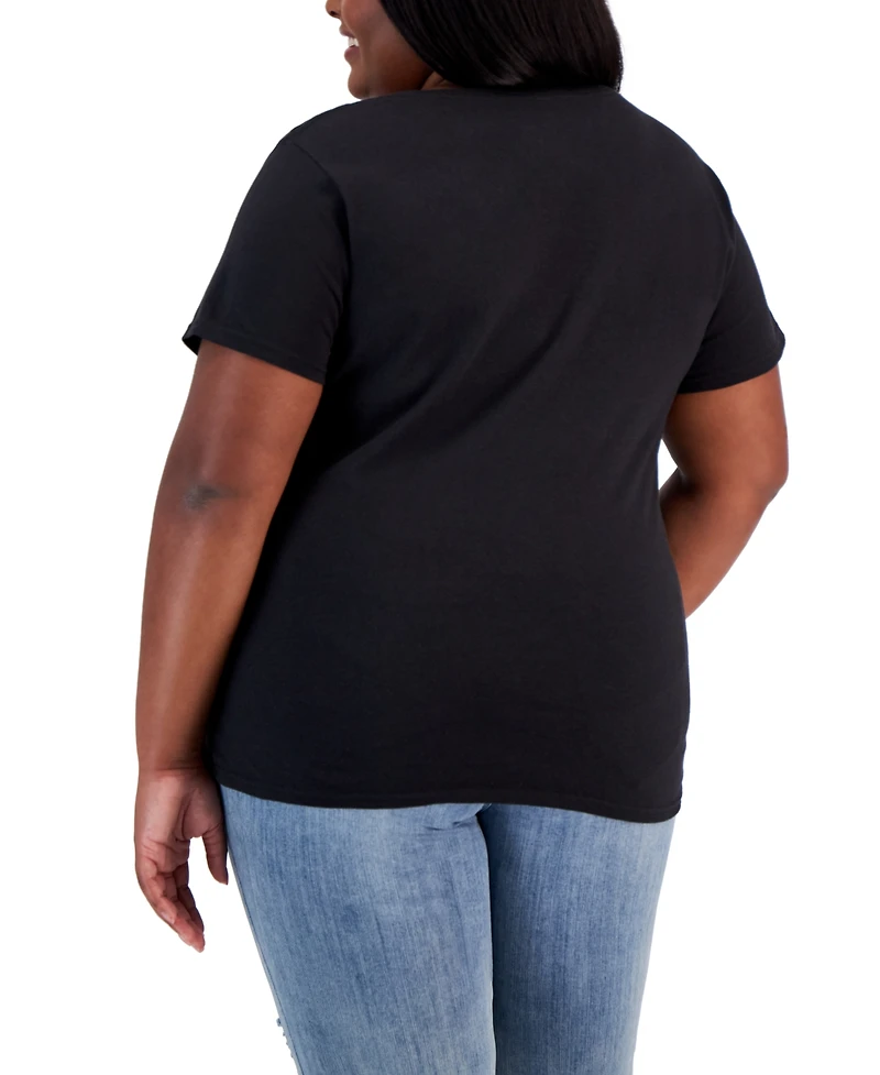 Hybrid Apparel Trendy Plus Melanin Magic Graphic T-Shirt