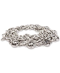 Michael Michael Kors Women's Logo Charm Chain Belt