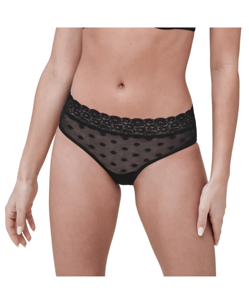 Women's Dare Dot Mesh Lace Hipster 3 Pack