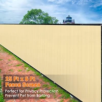 25x6 Ft Privacy Fence Screen Mesh Windscreen Shade Cover 160gsm New Hdpe 2 Pack