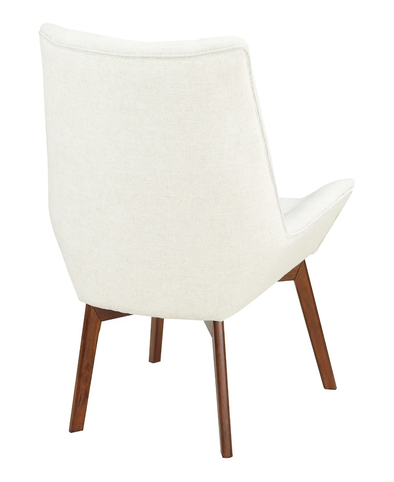 Office Star 33.5" Wood, Fabric Shelly Tufted Chair
