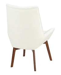 Office Star 33.5" Wood, Fabric Shelly Tufted Chair