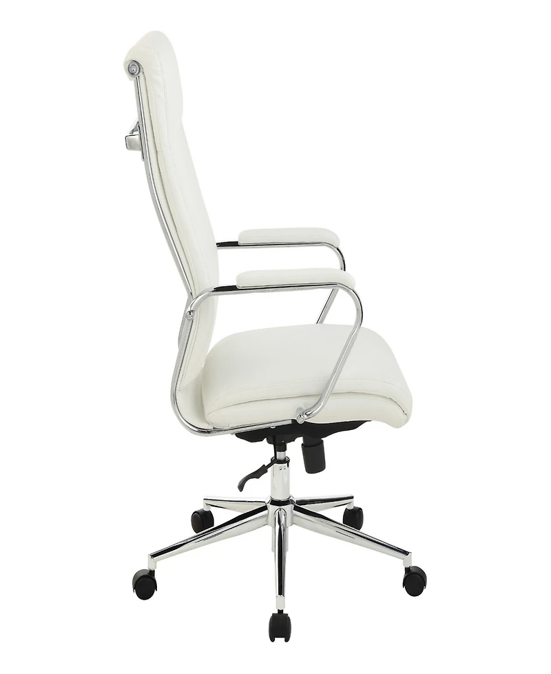 Office Star 48" Fabric, Chrome High Back Manager's Chair