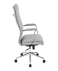 Office Star 48" Fabric, Chrome High Back Manager's Chair