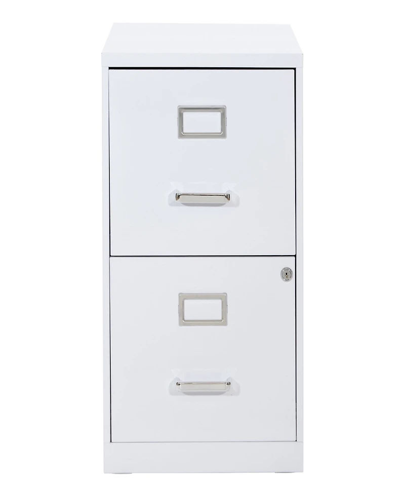 Office Star 23.5" 2 Drawer Locking Metal File Cabinet