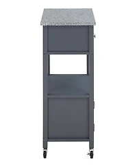 Office Star 36" Wood Fairfax Kitchen Cart