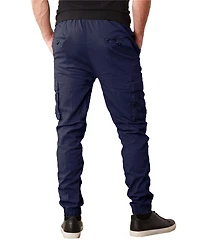 Galaxy By Harvic Men's Slim Fit Stretch Cargo Jogger Pants