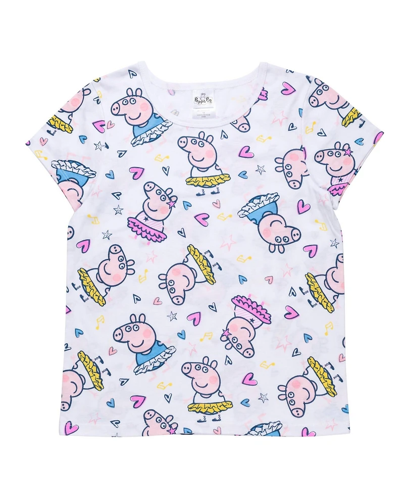 Peppa Pig Girls 3 Pack T-Shirts