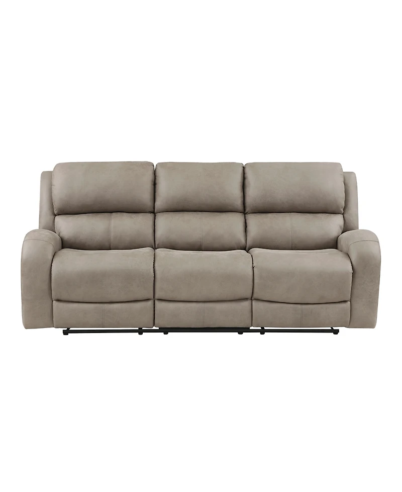 White Label Aubrey 85" Double Reclining Sofa