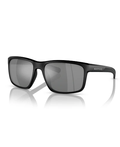 Native Men's Wells Polarized Sunglasses, Mirror Polar XD9001