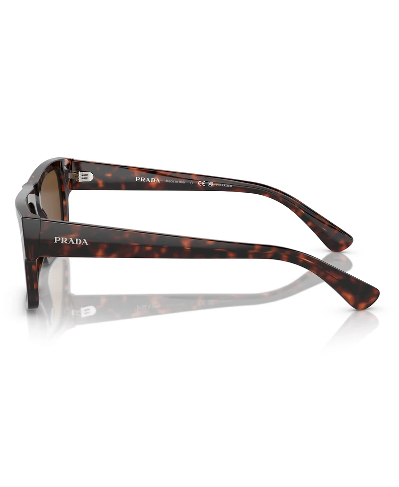 Prada Signature Rectangular Men's Sunglasses