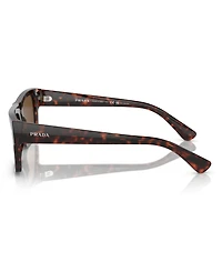 Prada Signature Rectangular Men's Sunglasses