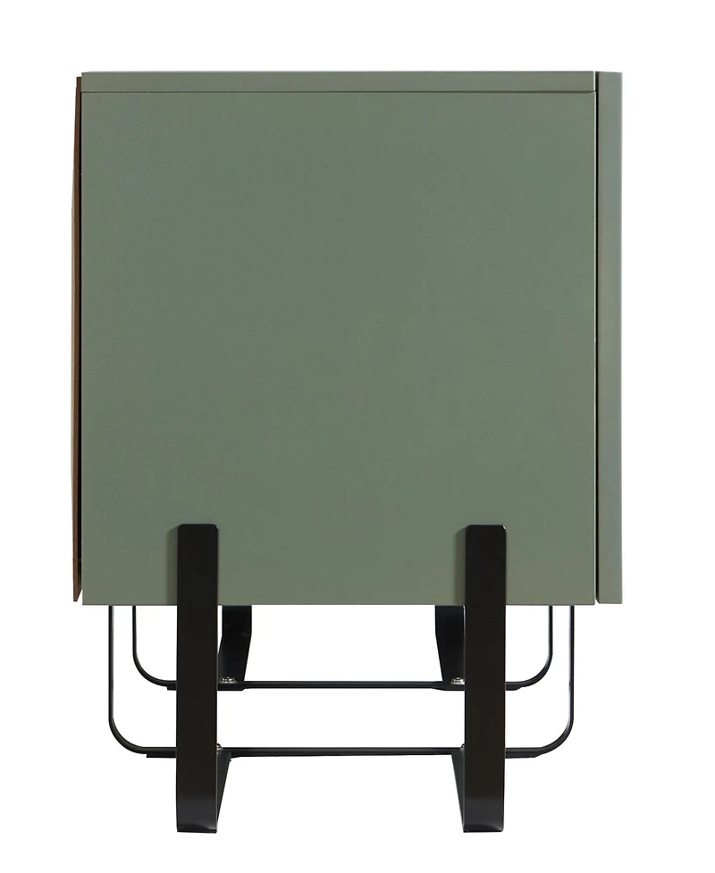 Furniture of America 60" Mdf Milo Modern Composite Three Cabinet Tv Stand