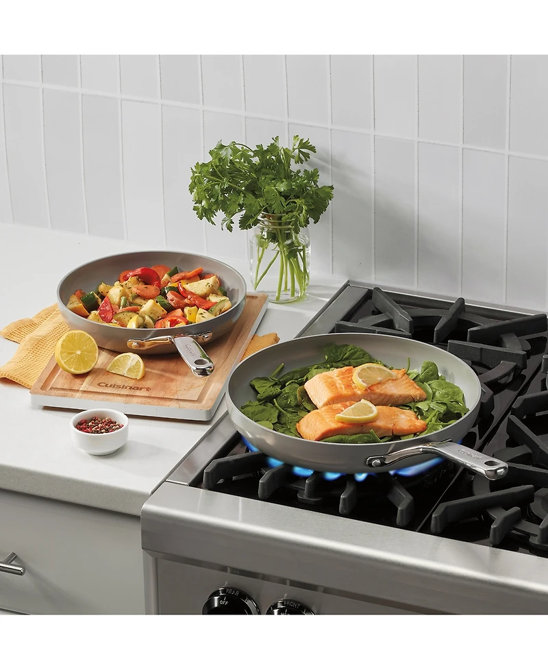 Cuisinart Culinary Collection 2-Pc. Ceramic Nonstick Skillet Set