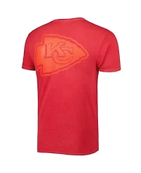 Men's '47 Brand Red Kansas City Chiefs Fast Track Tonal Highlight T-shirt
