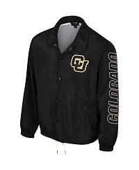 Men's and Women's The Wild Collective Black Colorado Buffaloes Coaches Full-Snap Jacket
