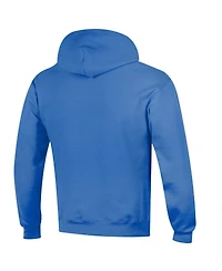 Men's Champion Blue Ucla Bruins Basketball Icon Powerblend Pullover Hoodie