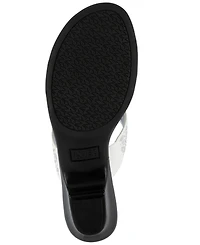 Jones New York Women's Eanna Ornamented Double Band Dress Sandals