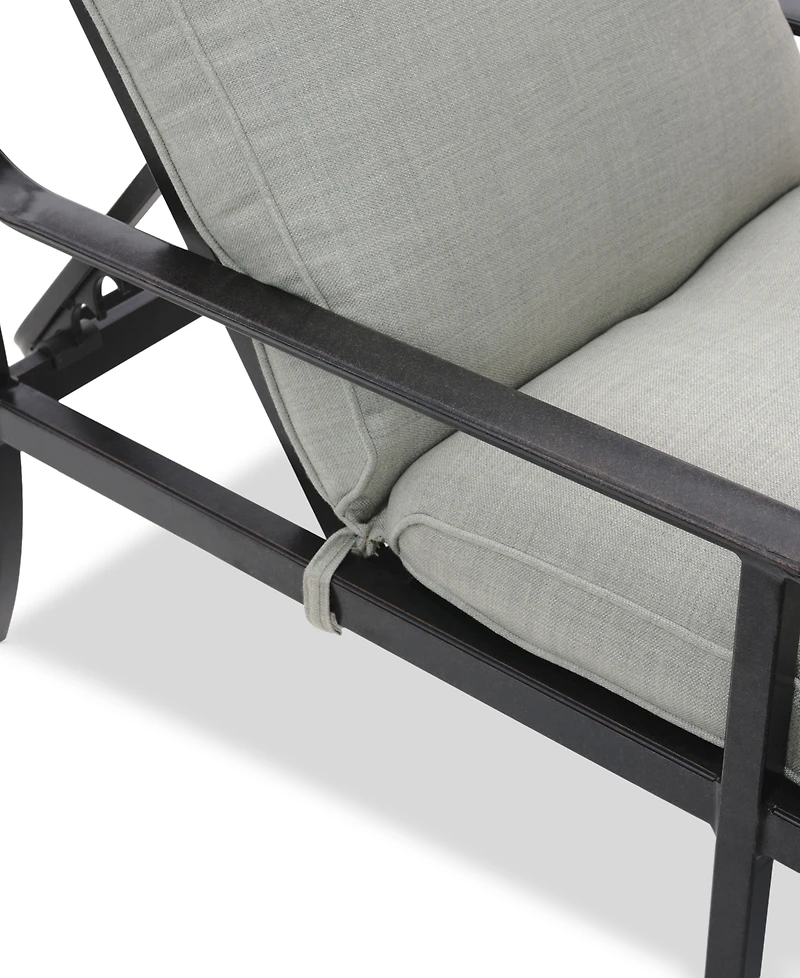 Wythburn Mix and Match Scroll Outdoor Chaise Lounge, Created for Macy's