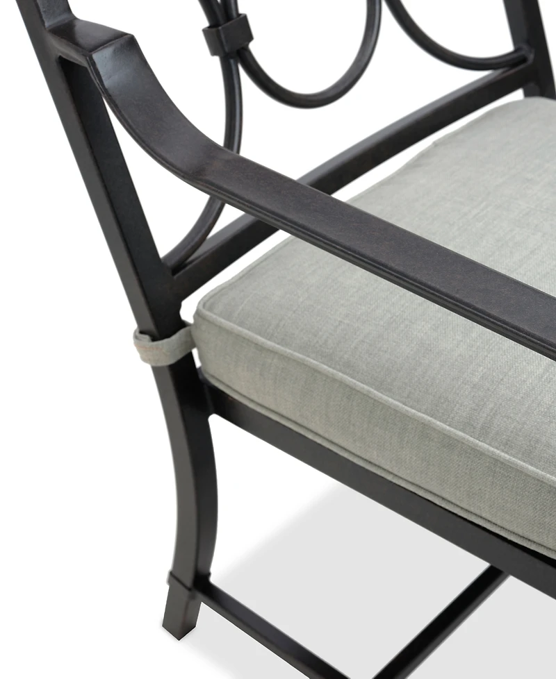 Wythburn Mix and Match Scroll Outdoor Dining Chair, Created for Macy's
