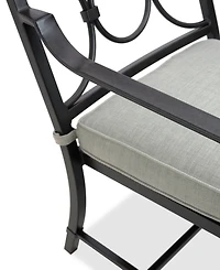 Wythburn Mix and Match Scroll Outdoor Dining Chair, Created for Macy's