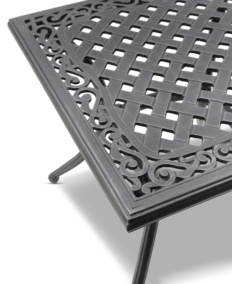 Wythburn Mix and Match 20" Square Cast Aluminum Outdoor End Table