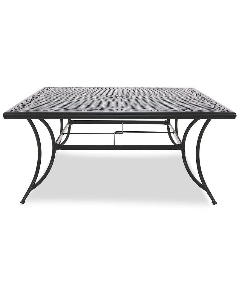 Wythburn Mix and Match 64" Square Cast Aluminum Outdoor Dining Table, Created for Macy's