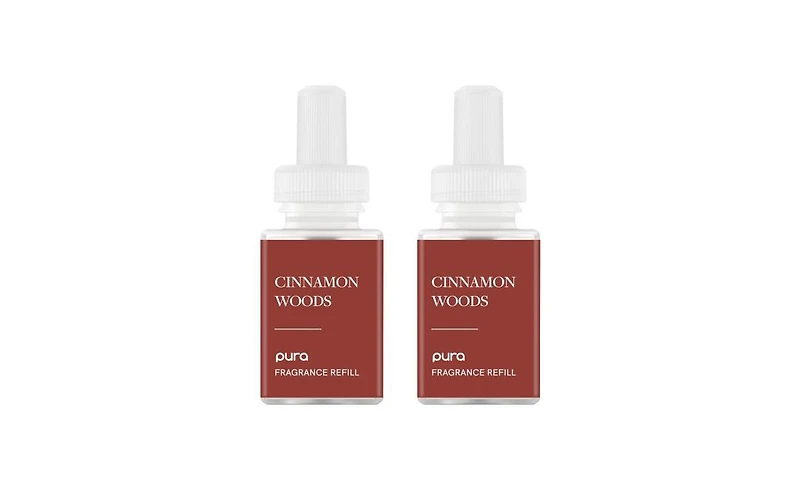 Pura - Cinnamon Woods - Smart Home Air Diffuser Fragrance - Smart Home Scent Refill - Up to 120-Hours of Premium Fragrance per Refill