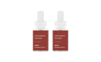 Pura - Cinnamon Woods - Smart Home Air Diffuser Fragrance - Smart Home Scent Refill - Up to 120-Hours of Premium Fragrance per Refill