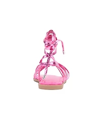 Fashion To Figure Women's Daria Strappy Flat Sandal - Wide Width
