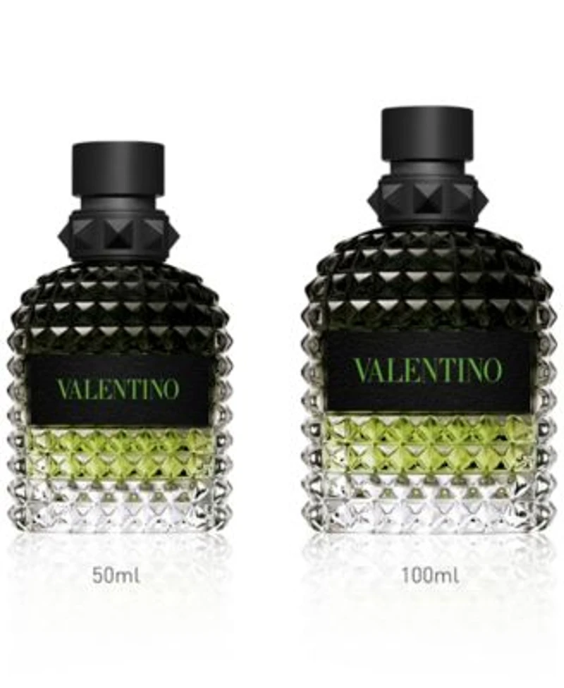 Valentino Mens Uomo Born In Roma Green Stravaganza Eau De Toilette Fragrance Collection