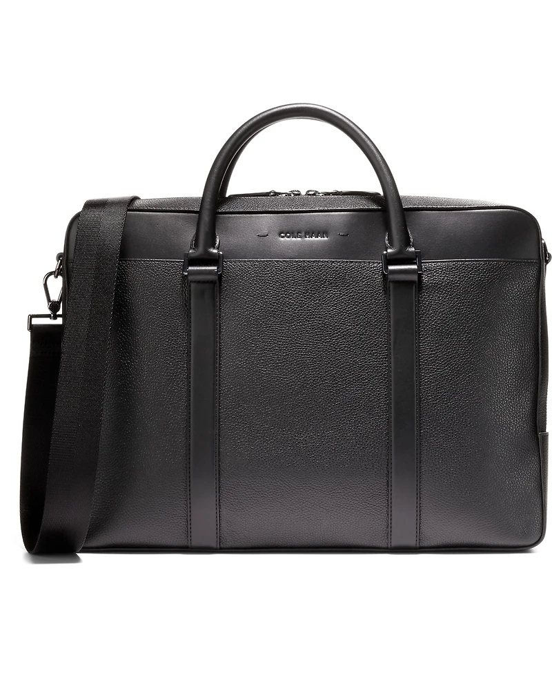 Cole Haan Triboro Medium Leather Briefcase Bag