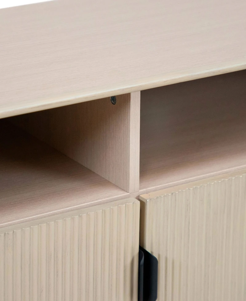 Furniture of America 47.25" Mdf Courtney Modern Two Cabinet Buffet